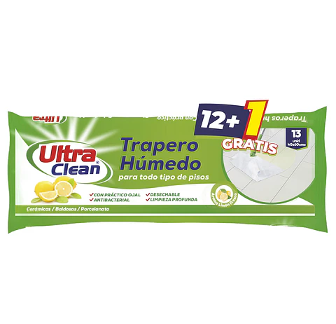 Trapero Humedo para Pisos 40x60 Aroma Limon