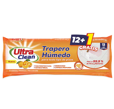Trapero Humedo para Pisos 40x60 Aroma Naranja