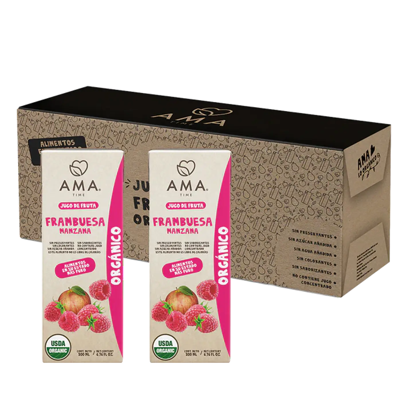 Jugo Tetra sabor Manzana Frambuesa 2