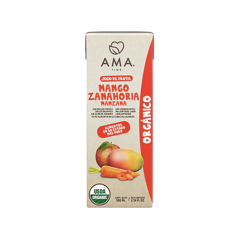 Jugo Tetra sabor Manzana Zanahoria Mango