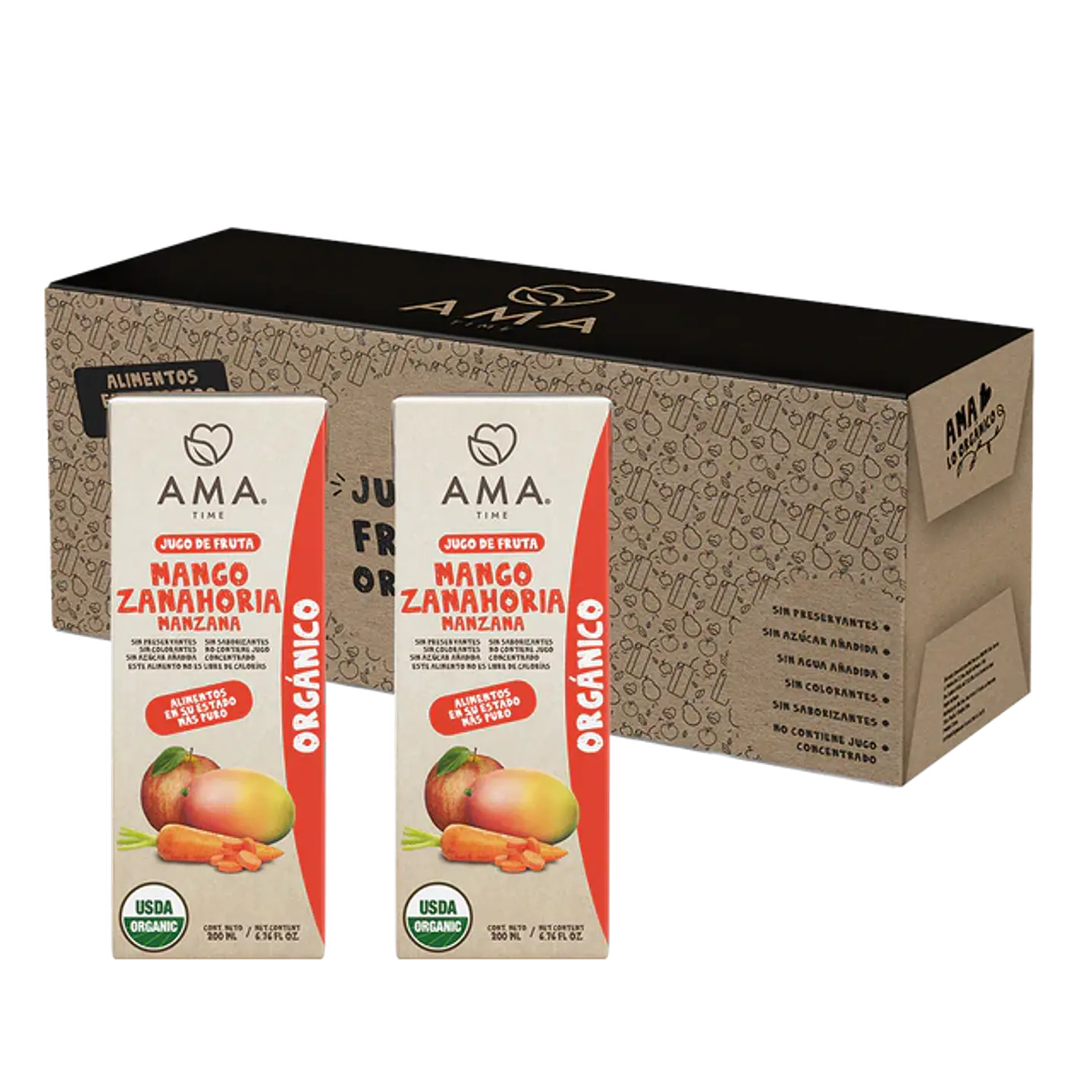 Jugo Tetra sabor Manzana Zanahoria Mango 2