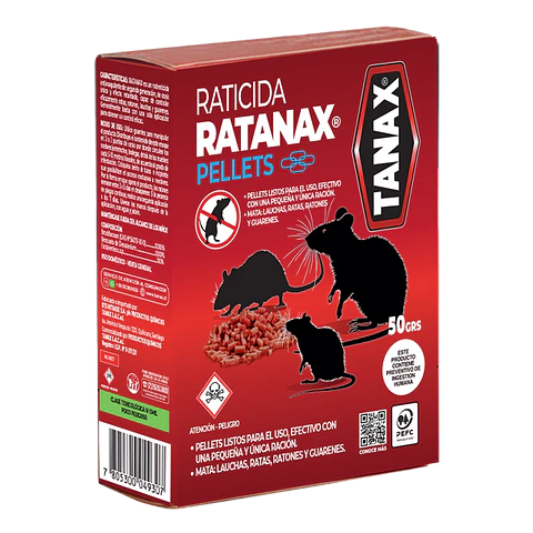 Raticida Pellets 50grs
