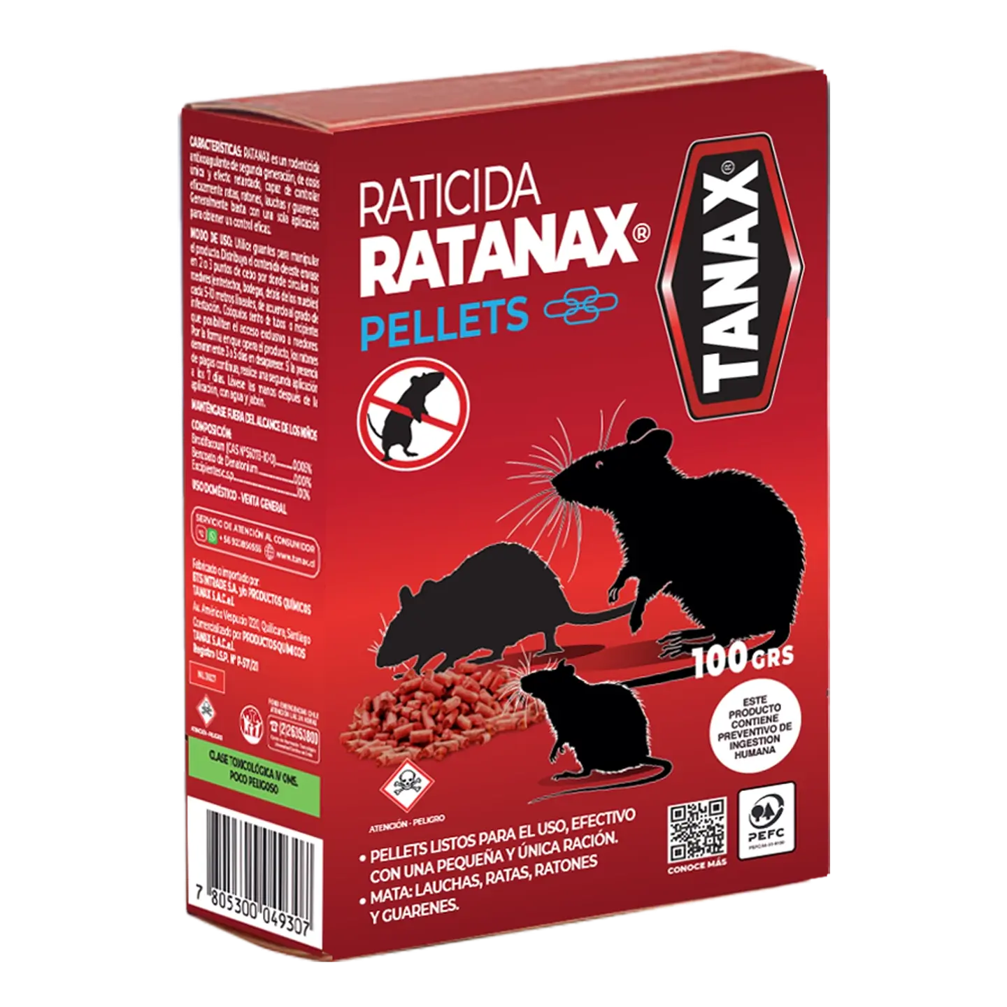 Raticida Pellets 100grs 1