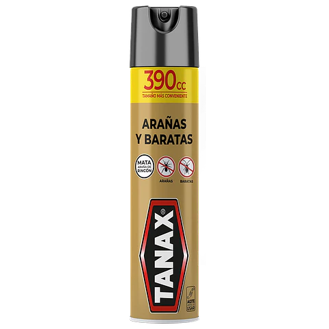Insecticida Aerosol Arañas y Baratas 390cc