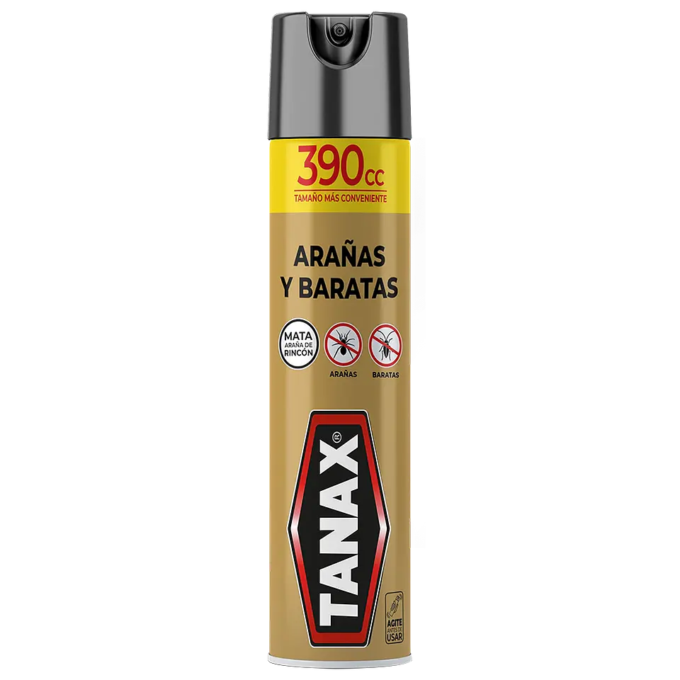 Insecticida Aerosol Arañas y Baratas 390cc 1