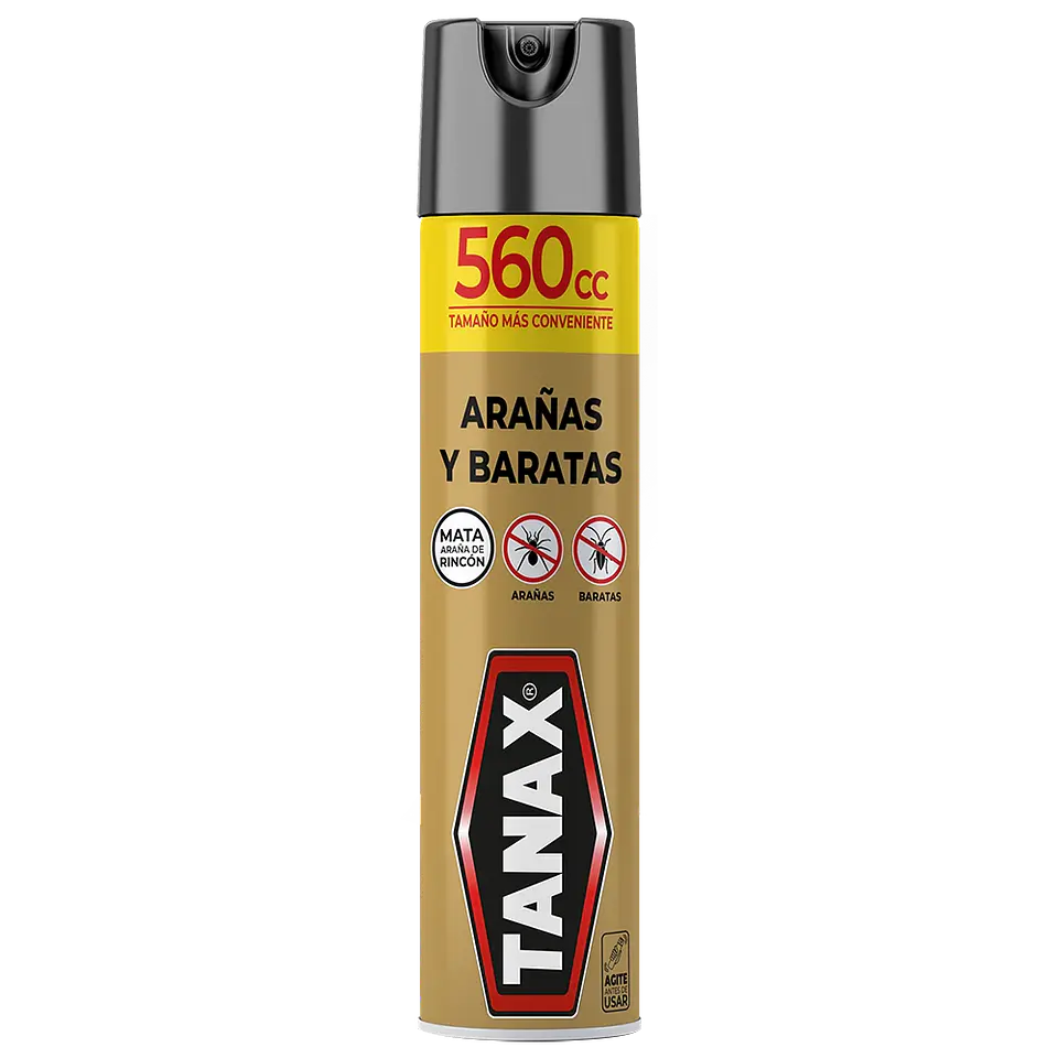 Insecticida Aerosol Arañas y Baratas 560cc 1
