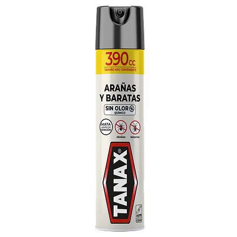 Insecticida Aerosol sin Olor Arañas y Baratas 390cc