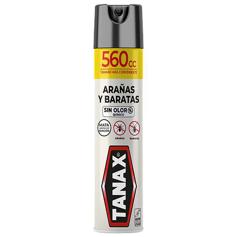 Insecticida Aerosol sin Olor Arañas y Baratas 560cc