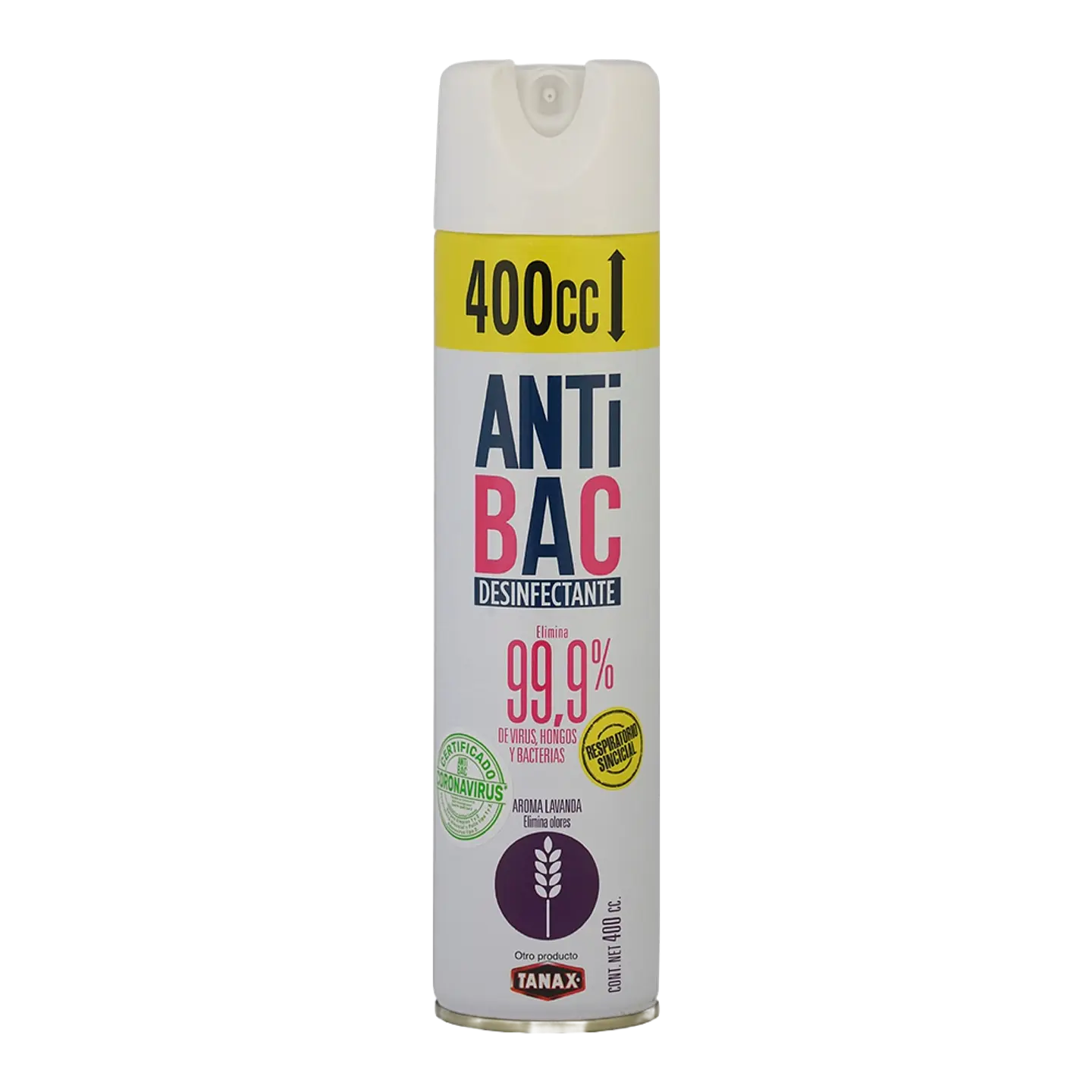 Desinfectante Aerosol Lavanda 400cc 1