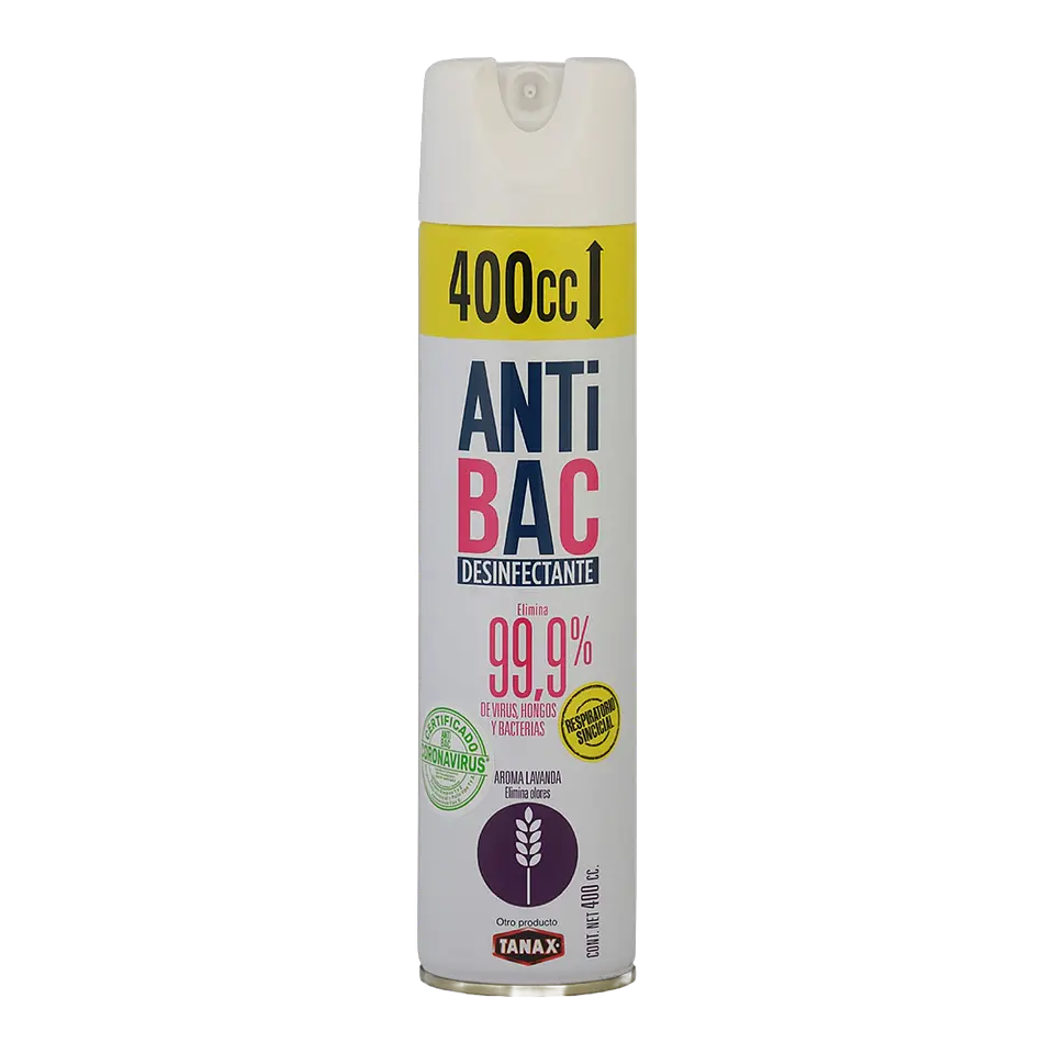 Desinfectante Aerosol Lavanda 400cc 1