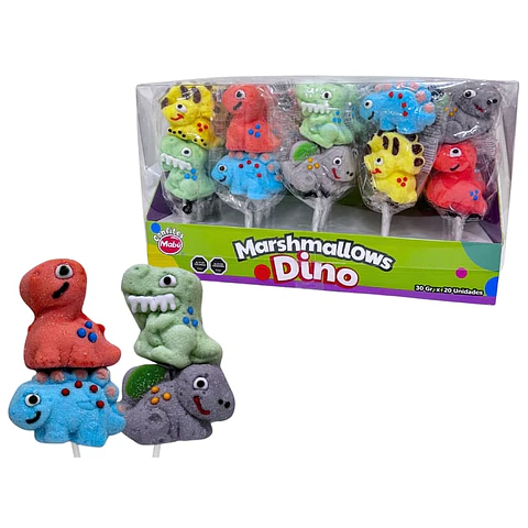 Marshmallow Dino x20 Un