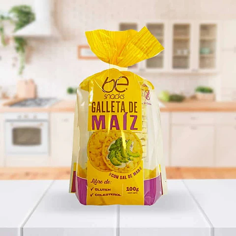 Galleta Maiz Sal de Mar 100grs