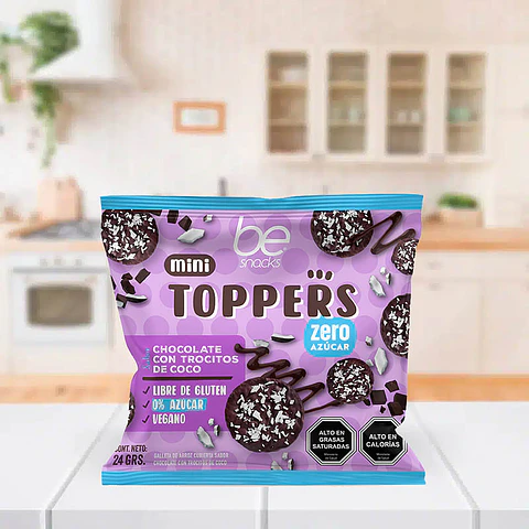 Mini Toppers Cub. Chocolate Coco