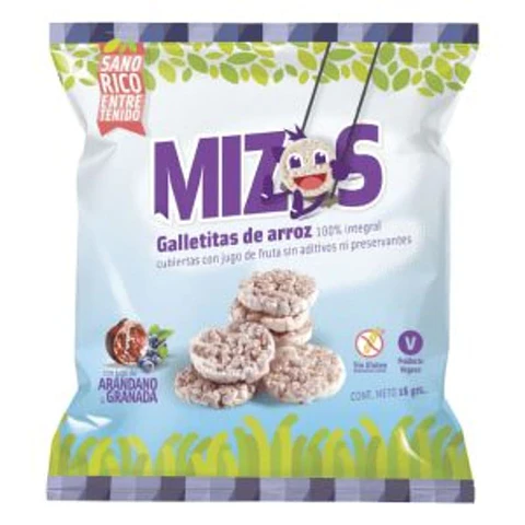 Galleta Arroz Arandanos 16grs