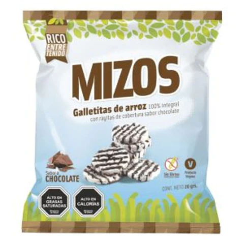 Galleta Arroz Chocolate 20grs