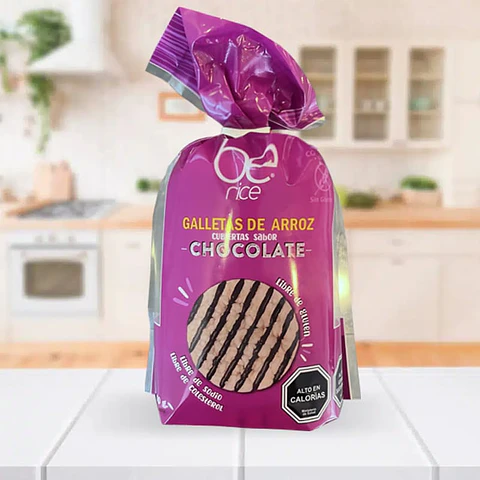 Galleta Arroz Cobertura Chocolate 150grs