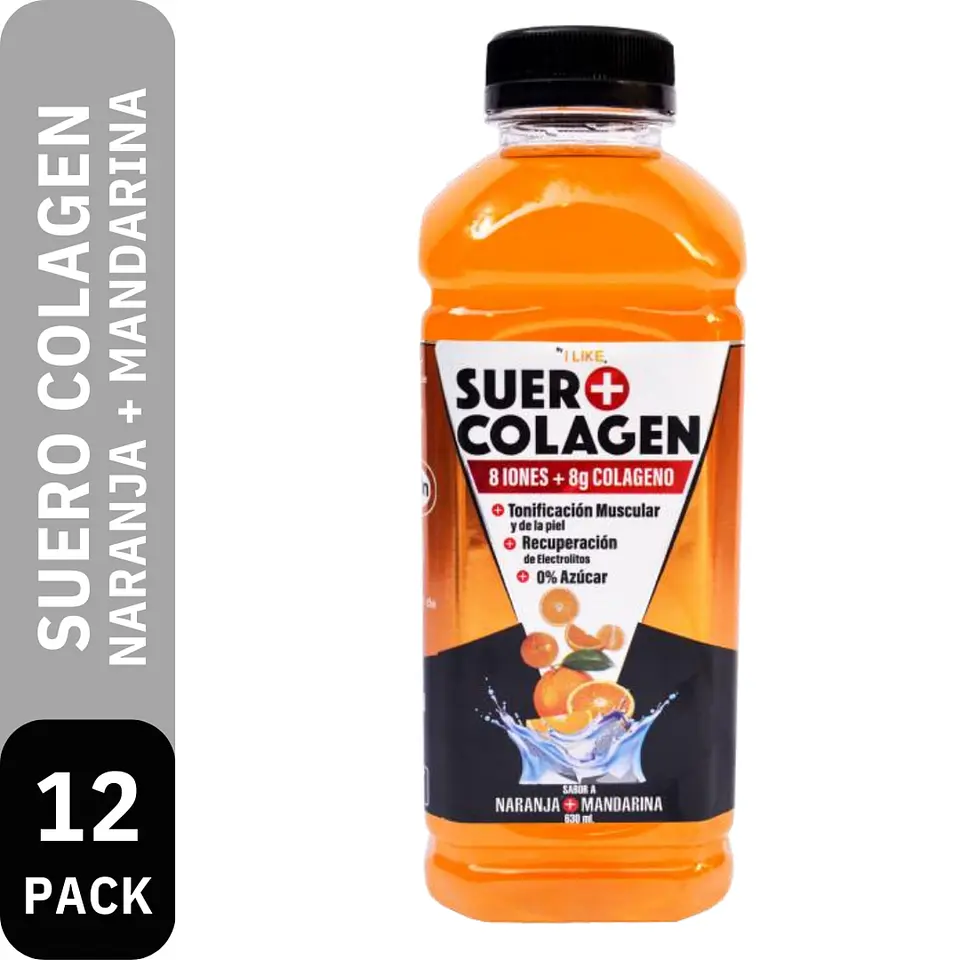 Suero + Colageno PET Naranja Mandarina (630ml) 1
