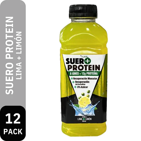 Suero + Proteina PET Lima Limon (630ml)