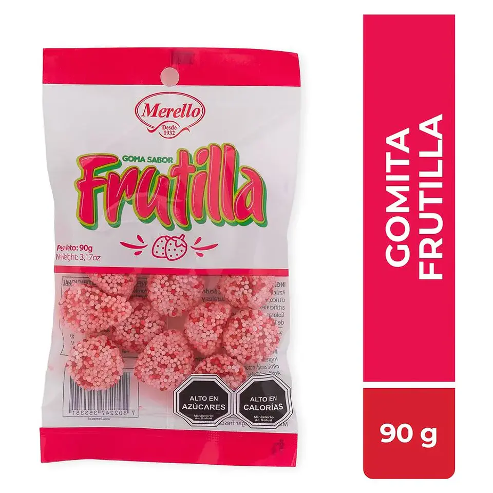 Goma Frutilla Crocante 1