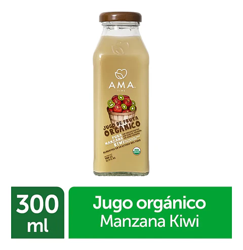 Jugo Vidrio 300cc Manzana Kiwi
