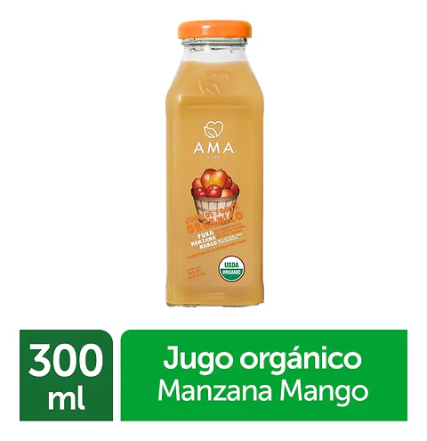 Jugo Vidrio 300cc Manzana Mango