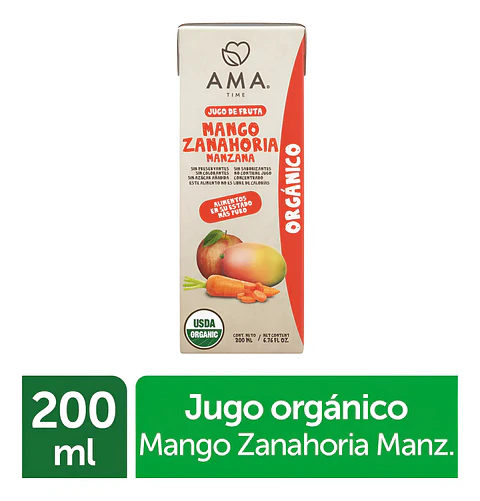 Jugo Tetra sabor Manzana Zanahoria Mango