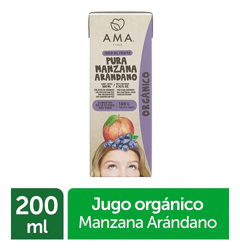 Jugo Tetra sabor Manzana Arandano