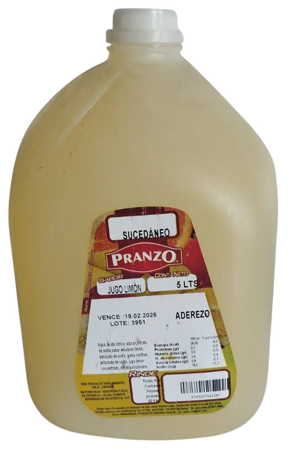 Sucedaneo de Limon Bidon 1