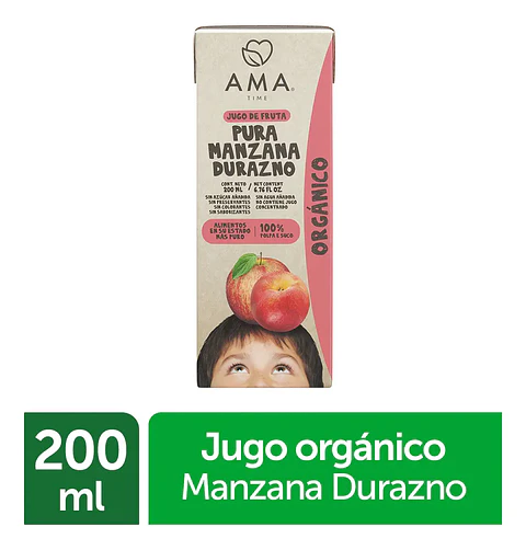 Jugo Tetra sabor Manzana Durazno
