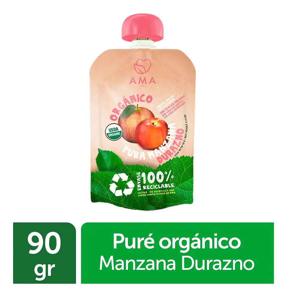 Pure 90grs Manzana Durazno 1