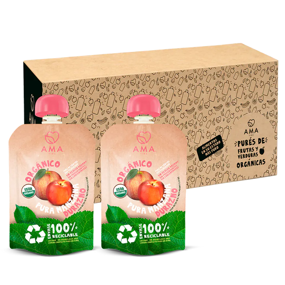 Pure 90grs Manzana Durazno 2
