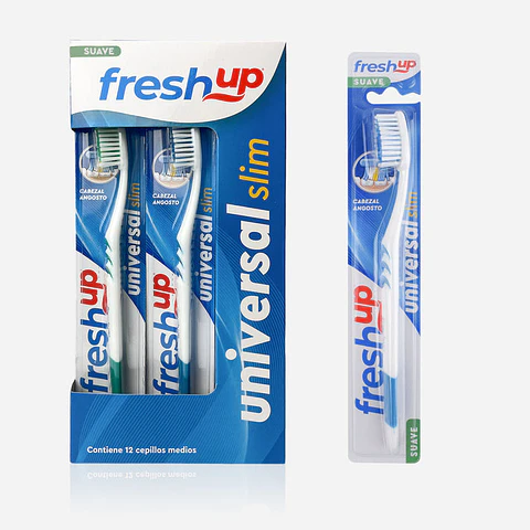 Cepillo Adulto Universal Slim Suave (12 Unidades)