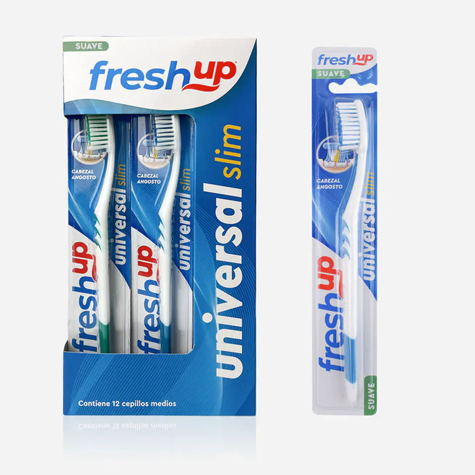 Cepillo Adulto Universal Slim Suave (12 Unidades) 1