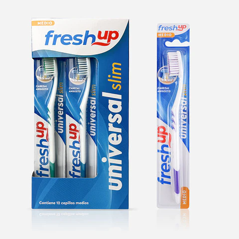 Cepillo Adulto Universal Slim Medio (12 Unidades)