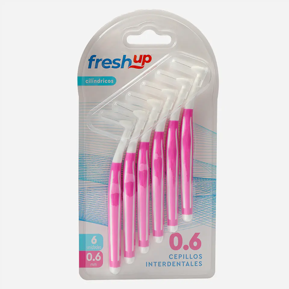 Cepillos Interdentales Angulo Blister 0,6mm (6 Unidades) 1