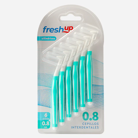 Cepillos Interdentales Angulo Blister 0,8mm (6 Unidades)
