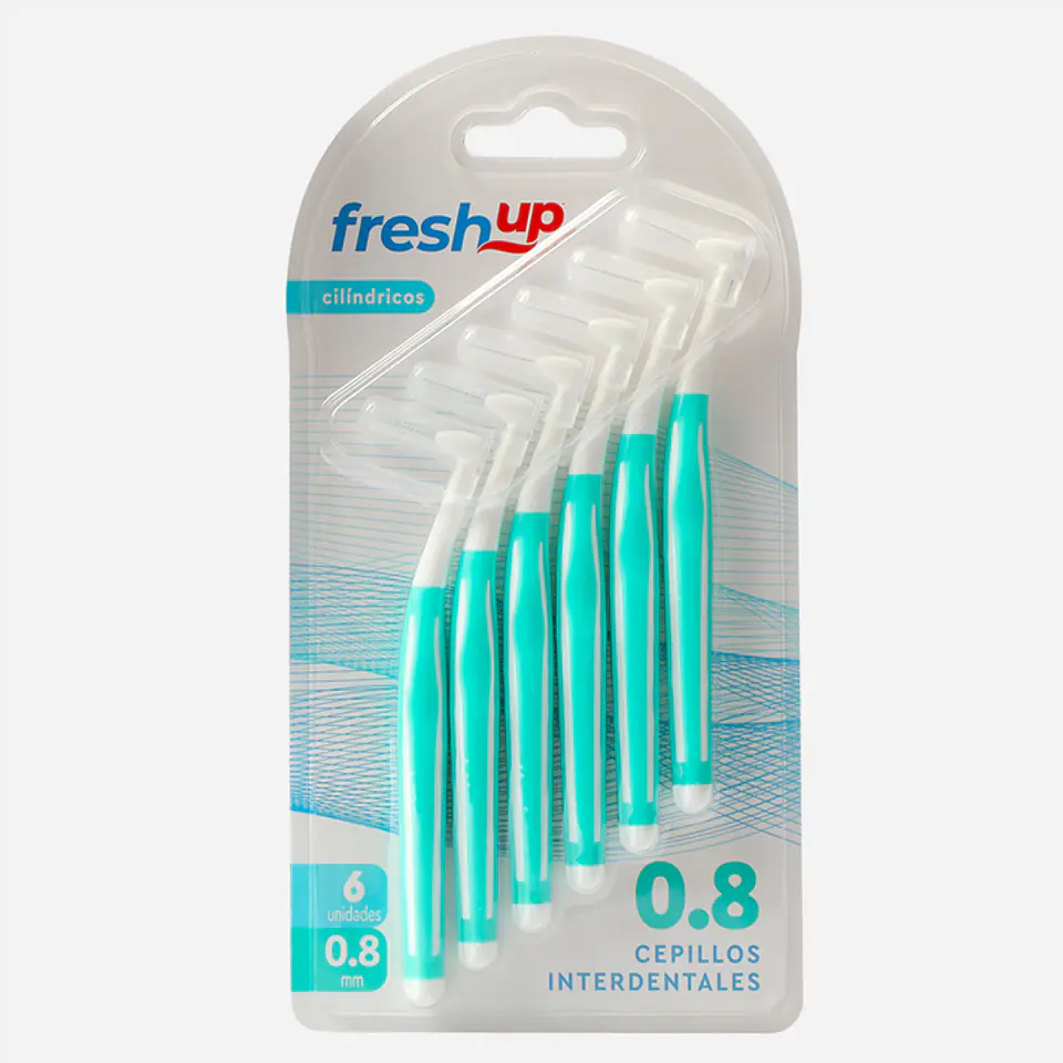 Cepillos Interdentales Angulo Blister 0,8mm (6 Unidades) 1