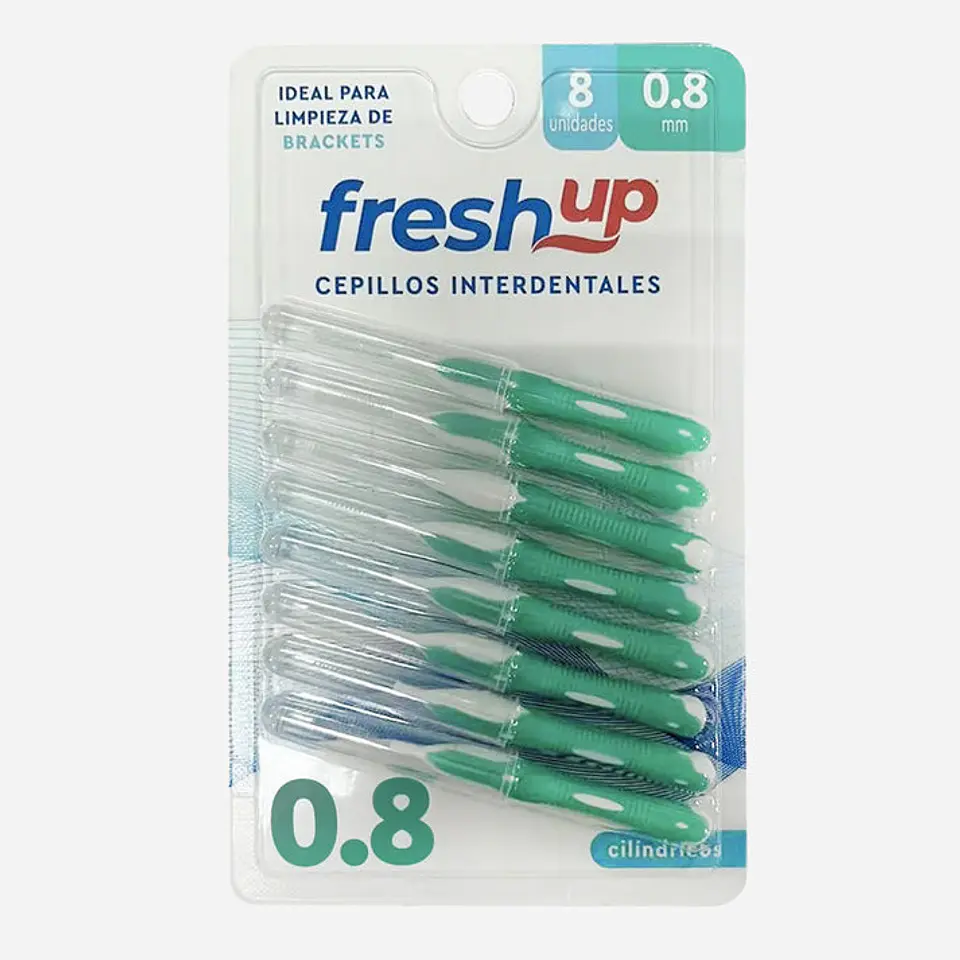 Cepillos Interdentales Recto Blister 0,8mm (8 Unidades) 1