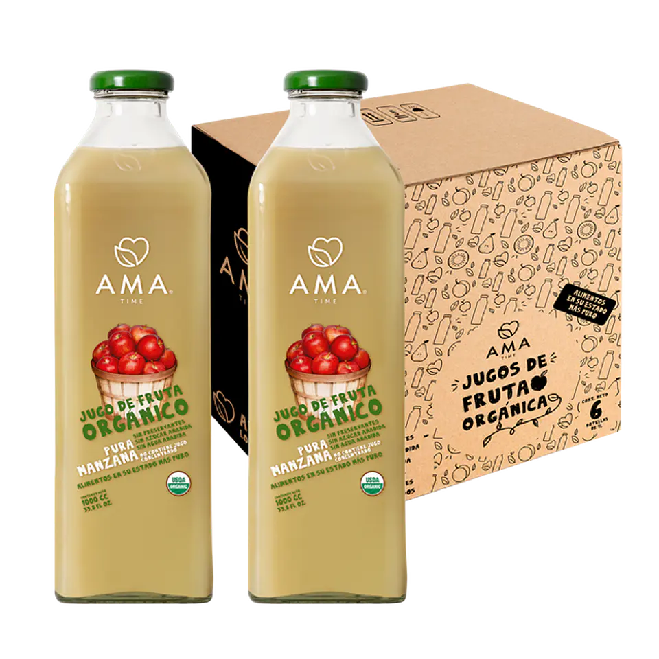 Jugo Vidrio 1000cc Manzana 2