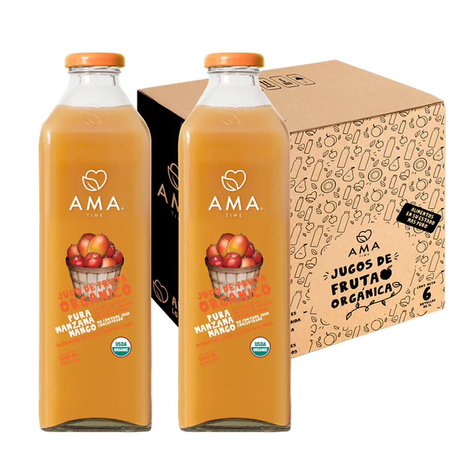 Jugo Vidrio 1000cc Manzana Mango 2