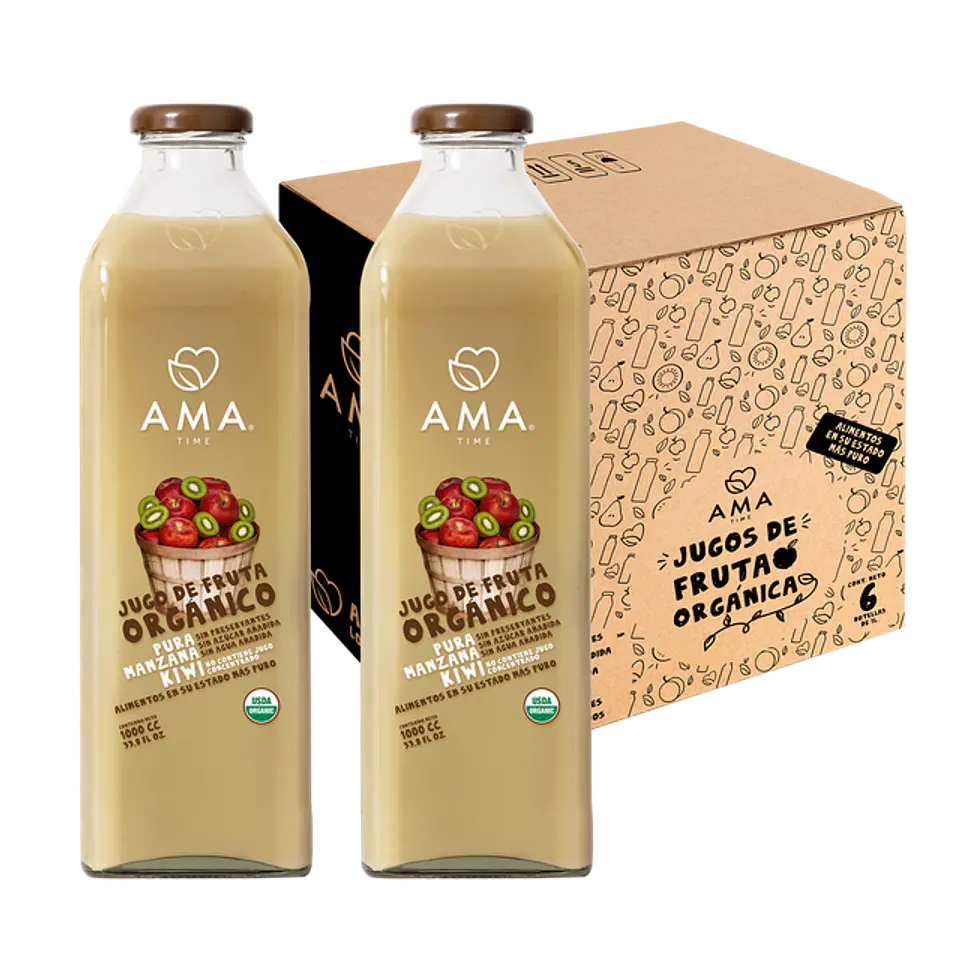 Jugo Vidrio 1000cc Manzana Kiwi 2