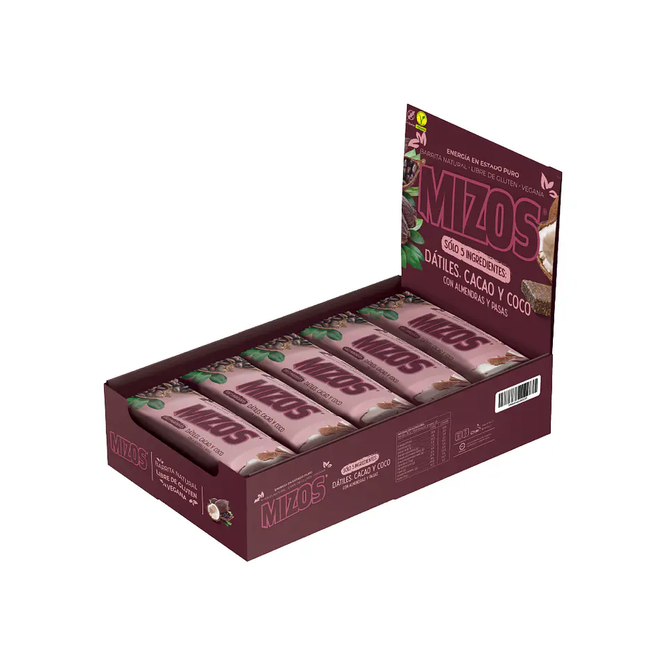 Barrita Natural Cacao y Coco 1