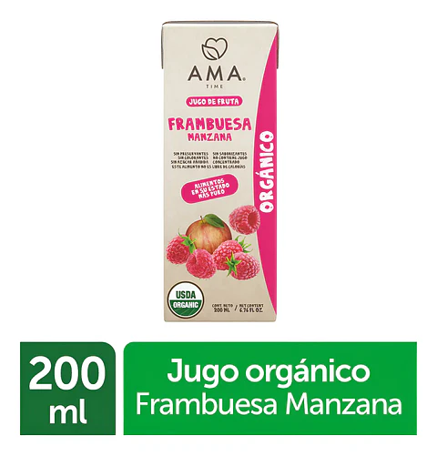 Jugo Tetra sabor Manzana Frambuesa