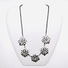 Silver Flower Necklace 