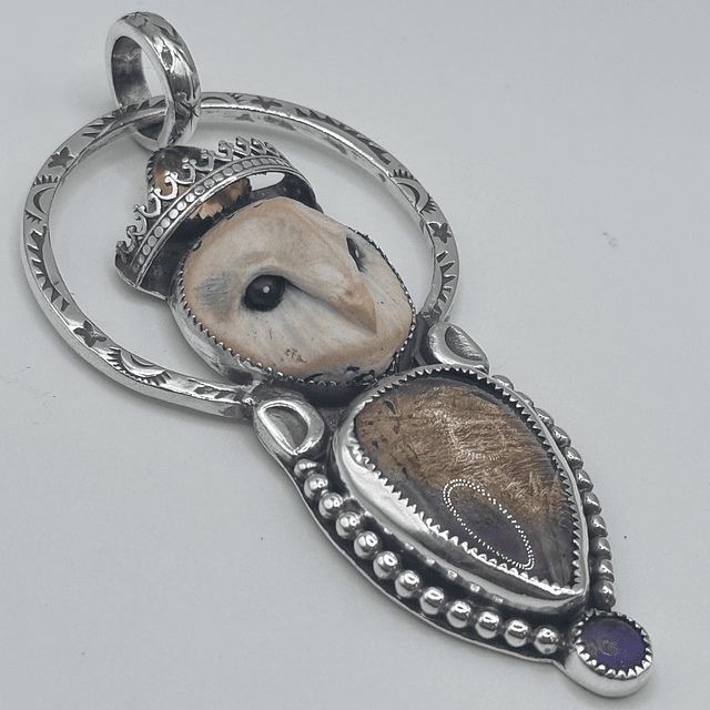 Ametrine Owl Pendant 