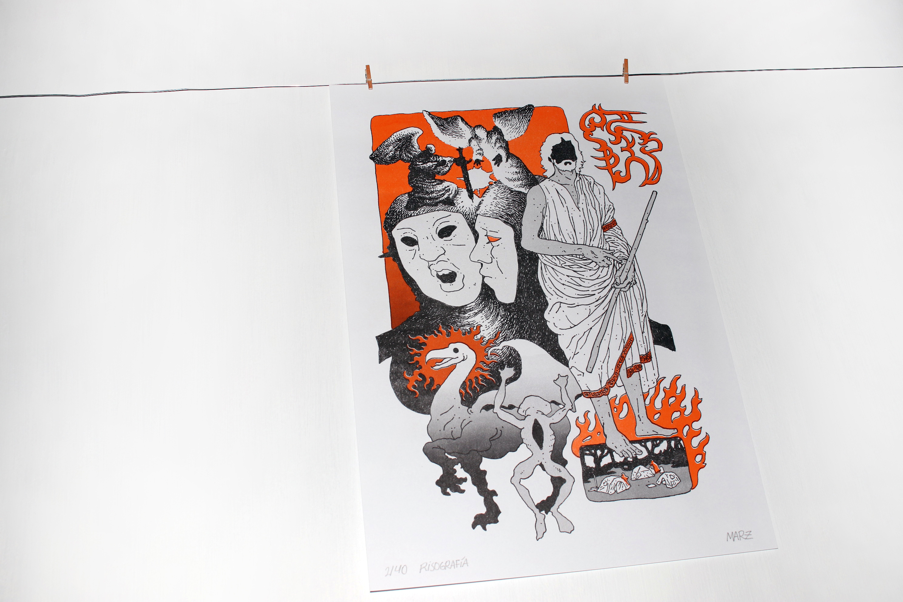 Risografía Marz Warz 2