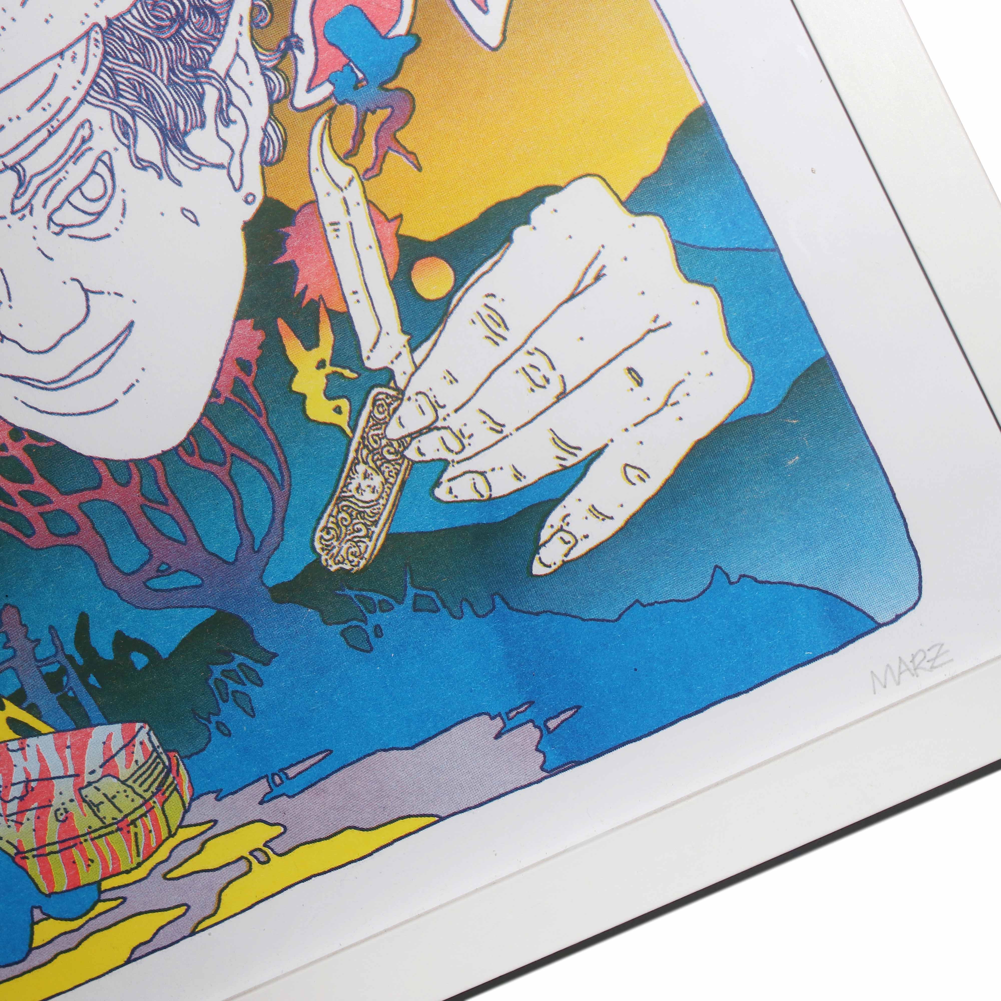 Risografía Marz Warz Enmarcada 3