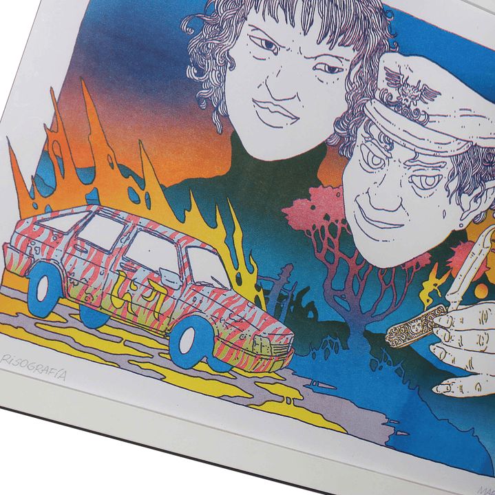 Risografía Marz Warz Enmarcada 5