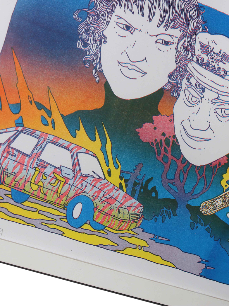 Risografía Marz Warz Enmarcada 5