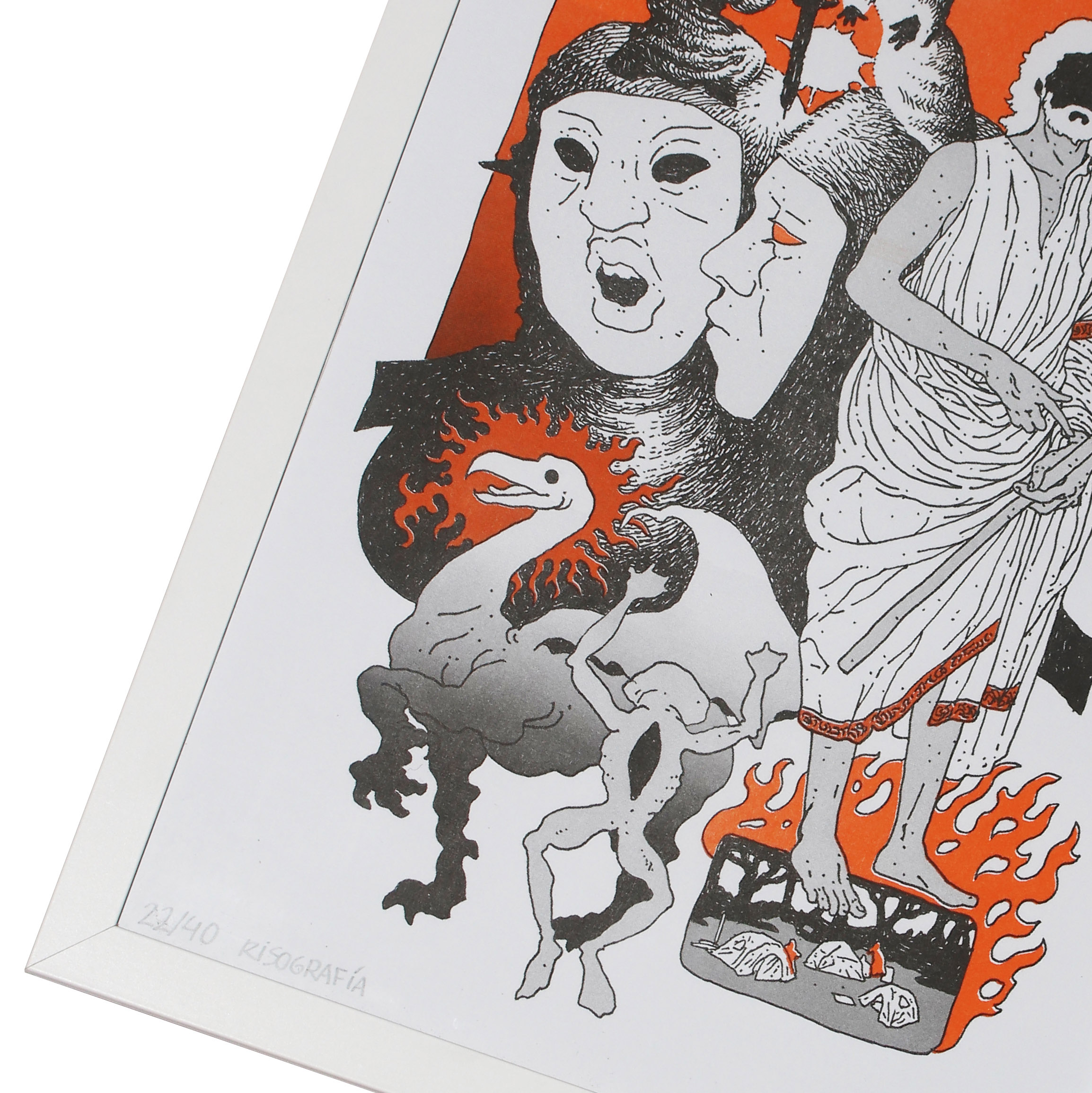 Risografía Marz Warz Enmarcada 6